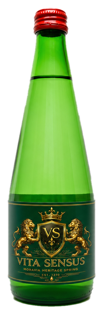 Botella VitaSensus — edición premium vidrio esmeralda